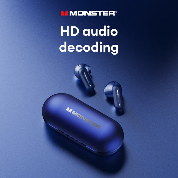 Fone de Ouvido Sem Fio Monster Airmars XKT25  Bluetooth V5.4 HIFI Estéreo